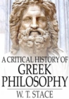 Image for A Critical History of Greek Philosophy