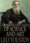 Image for On the Significance of Science and Art