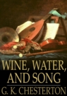 Image for Wine, Water, and Song