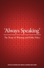 Image for Always Speaking: The Treaty of Waitangi and Public Policy