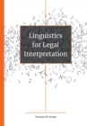 Image for Linguistics for Legal Interpretation