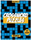 Image for Crossword Puzzles For Adults, Volume 3 : Medium to High - Level Puzzles That Entertain and Challenge