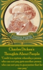 Image for Charles Dickens - Thoughts About People