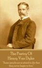 Image for Poetry Of Henry Van Dyke