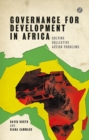Image for Governance for Development in Africa