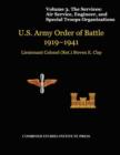 Image for United States Army Order of Battle 1919-1941. Volume III. The Services