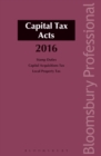 Image for Capital tax acts 2016