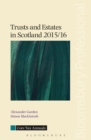 Image for Trusts and estates in Scotland 2015/16