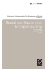 Image for Social and sustainable entrepreneurship