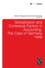 Image for Globalisation and contextual factors in accounting  : the case of Germany