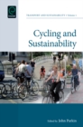 Image for Cycling and sustainability : v. 1