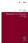 Image for Research in financeVolume 28