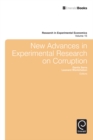 Image for New advances in experimental research on corruption : v. 15
