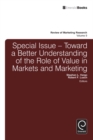 Image for Special issue - toward a better understanding of the role of value in markets and marketing