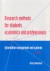 Image for Research Methods for Students, Academics and Professionals: Information Management and Systems