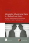 Image for Interpretation of fundamental rights in a multilevel legal system  : an analysis of the European Court of Human Rights and the Court of Justice of the European Union