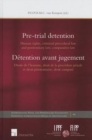 Image for Pre-trial detention  : human rights, criminal procedural law and penitentiary law, comparative law