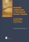 Image for Annotated Leading Cases of International Criminal Tribunals : The International Criminal Tribunal for the Former Yugoslavia 2009
