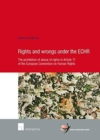 Image for Rights and Wrongs under the ECHR