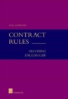Image for Contract Rules (student edition) : Decoding English Law