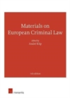 Image for Materials on European Criminal Law