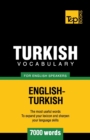 Image for Turkish vocabulary for English speakers - 7000 words