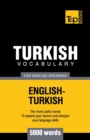 Image for Turkish vocabulary for English speakers - 5000 words