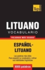 Image for Vocabulario espa?ol-lituano - 9000 palabras m?s usadas