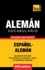 Image for Vocabulario espa?ol-alem?n - 9000 palabras m?s usadas