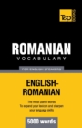 Image for Romanian vocabulary for English speakers - 5000 words