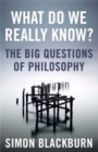 Image for What do we really know?  : the big questions of philosophy