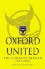 Image for Oxford United  : the complete record, 1893-2009