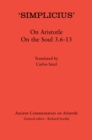 Image for ‘Simplicius’: On Aristotle On the Soul 3.6-13