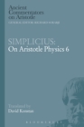 Image for Simplicius: On Aristotle Physics 6