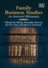 Image for Family business studies: an annotated bibliography