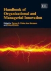 Image for Handbook of organizational and managerial innovation