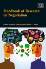 Image for Handbook of Research on Negotiation