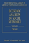 Image for Economic analyses of social networks