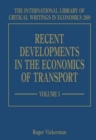 Image for Recent developments in the economics of transport