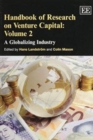 Image for Handbook of research on venture capitalVolume 2,: A globalizing industry