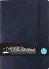 Image for Monsieur Notebook Leather Journal - Navy Plain Medium A5