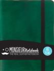 Image for Monsieur Notebook Leather Journal - Green Plain Small A6