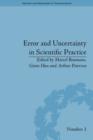 Image for Error and uncertainty in scientific practice
