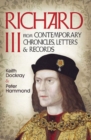 Image for Richard III  : from contemporary chronicles, letters and records