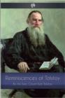 Image for Reminiscences of Tolstoy