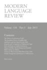 Image for Modern Language Review (110 : 3) July 2015