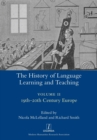 Image for The History of Language Learning and Teaching II : 19th-20th Century Europe