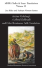 Image for Arthur Golding&#39;s &#39;A Moral Fabletalk&#39; and Other Renaissance Fable Translations