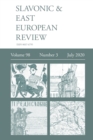 Image for Slavonic &amp; East European Review (98