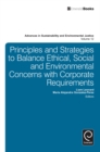 Image for Principles and Strategies to Balance Ethical, Social and Environmental Concerns with Corporate Requirements
